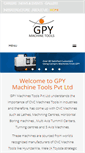 Mobile Screenshot of gpymachinetools.com